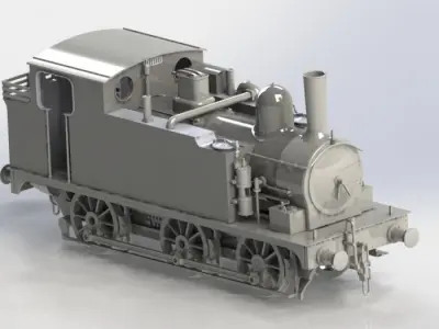 J69 class stream locomotive 3D print model
