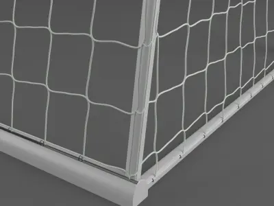 Soccer Goal 3 3D model
