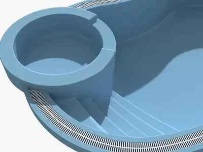 Swimming Pool 02 3D model