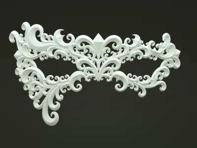 Carnival Mask 3D print model
