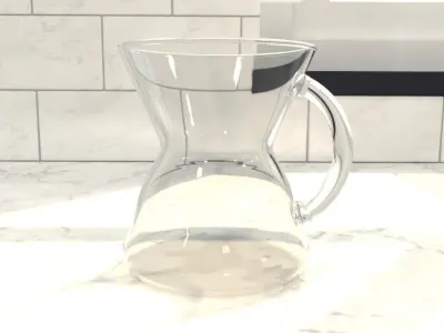 CHEMEX Glass Mug Free 3D model
