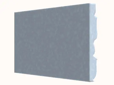 Jagged Schist Stone Wall Module 3D model