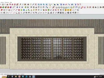 motive wall 3d model 3D model