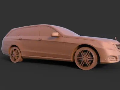 Mercedes-Benz E250 3D print model