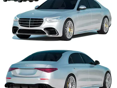 Mercedes-Benz S63 E Performance 3D model