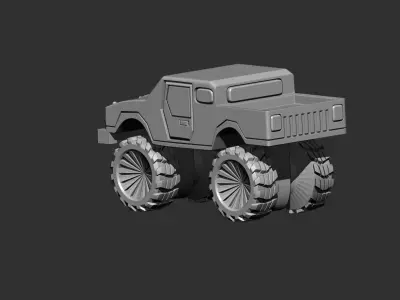 jeep sport-car  3D print model