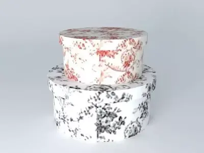 ornament decorative object box box Free 3D model