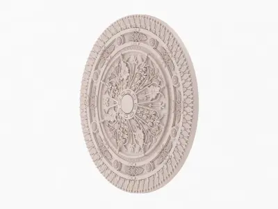 Classic Ceiling Medallion 39 3D model
