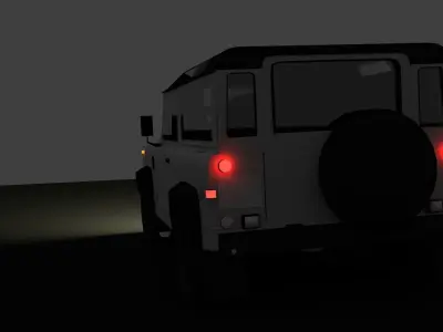 Land Rover Defender 3D model 3D model