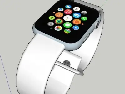 Detaild SketchUp model of iWatch Free 3D model