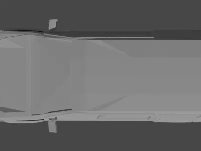 Renault Logan Free low-poly 3D model