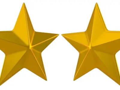 Golden Star 3D model