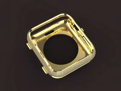 Iwacth 3 series Gold case 38mm 3D print model