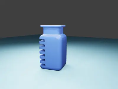 Modern Flower Pot 3D model
