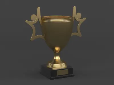 Trophy Cups 3D model 44