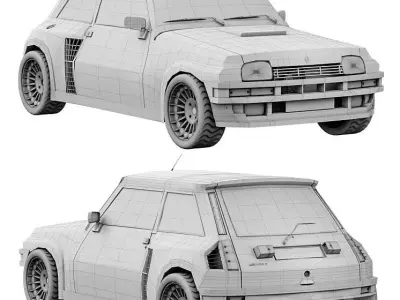 Renault 5 Turbo 3D model