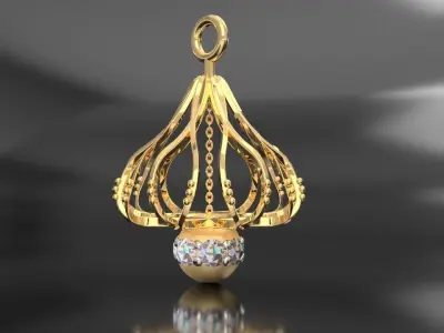 Pears Earring 3D print model