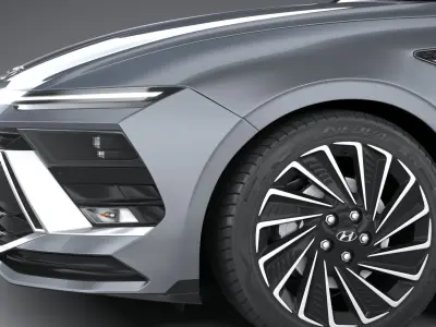 Hyundai Sonata 2024 3D model