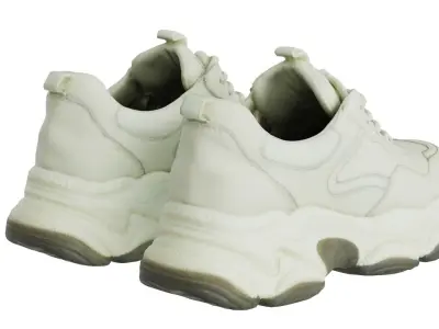 Womens Sports Sneakers BLENDER 3D Model Cycles 3D model