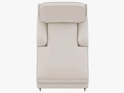 Restoration Hardware English Roll Arm Upholstered Chaise 3D model