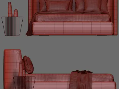 Bonaldo Basket bed 3D model