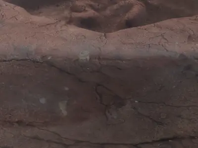 Clay Brick 3D Scan Low-poly 3D model