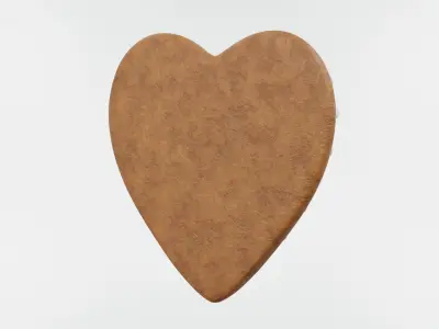 Gingerbread Christmas Cookie 15 3D model