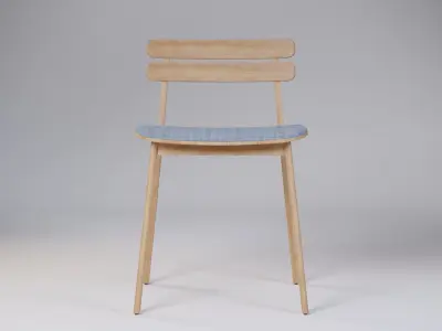 Modern Dining Chair 48x52x77 Low-poly 3D model