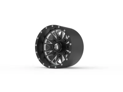 fuel off road REAR THROTTLE wheel 3d print model Free 3D print model