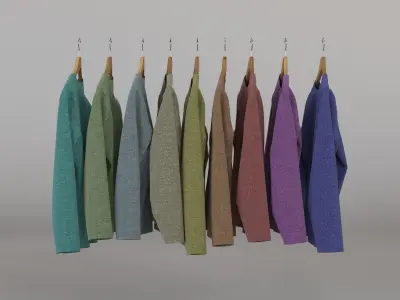 Clothes Rack 3D model