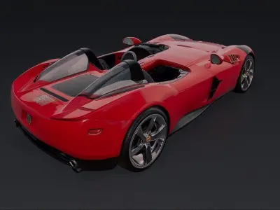 Ferrari Monza Inspired Version 3d model Low-poly 3D model