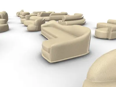 SOFA PACKAGE 3D model