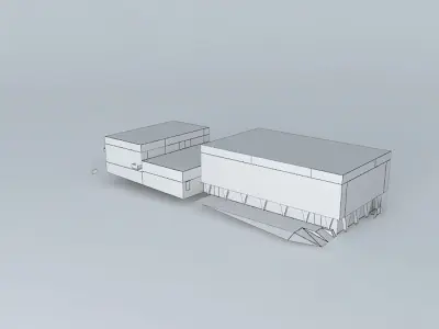 Centre Omnisports de Gaillon Viroflay Free 3D model