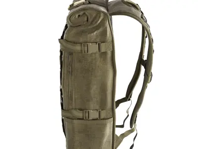 Bike messenger backpack 3D model