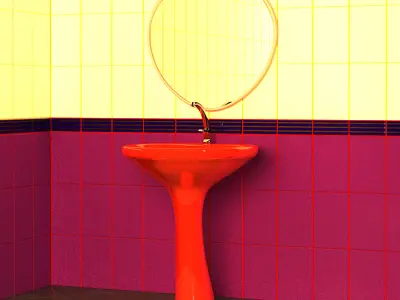 Bathroom washbasin  3D model