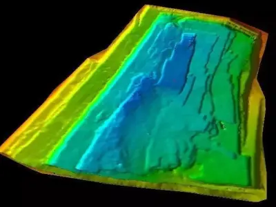 The mining model by 3d laser scanning 3D model