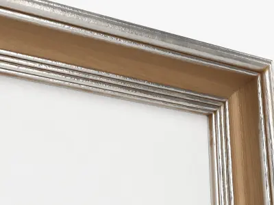 Frame landscape with picture 03 3D model