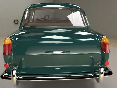 Volkswagen Type 3 notchback 1963 3D model