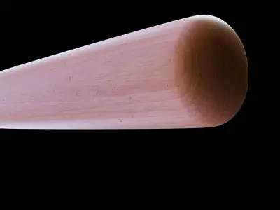 Baseball Bat  Low-poly 3D model