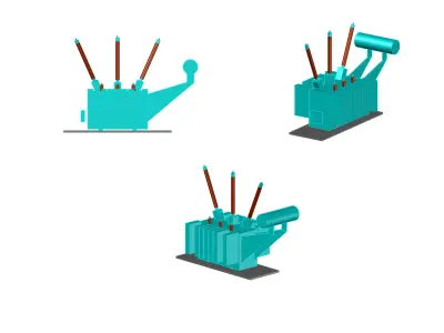 Power Transformer 3D print model