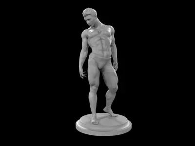  Bodybuilder in greco-roman pose 3D print model