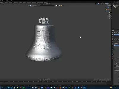  olympic berlin 1936 bell 3D model