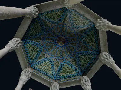 HafezTomb gazebo Free low-poly 3D model