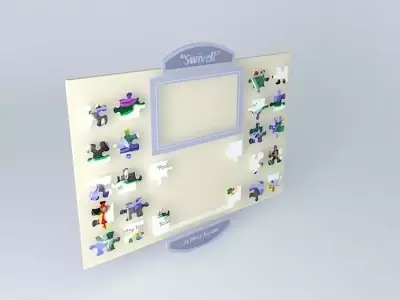Jigsaw Swivell Poddley Tales 24 Large Lockable Pieces Free 3D model