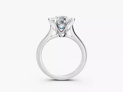 ZKR011 ENGAGEMENT RING 3D print model