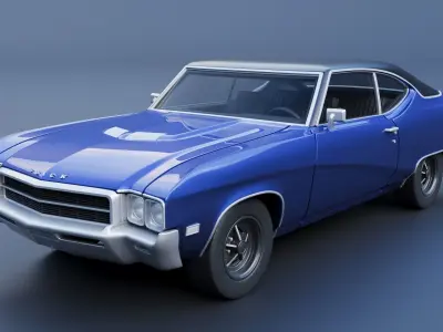 Buick Skylark 1969 3D print model
