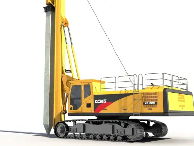 Pile Driver 3D model