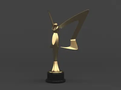Trophy Cup 3D model 26