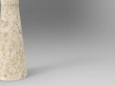 Fihh Vase Low-poly 3D model