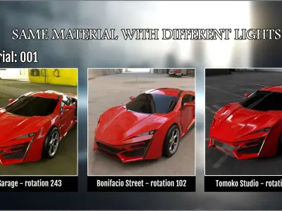 Megapack 100 Car Paint smart materials for Substance Painter Texture